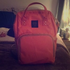 Coral Diaper Bag